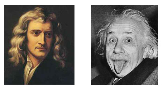 Newton et Einstein