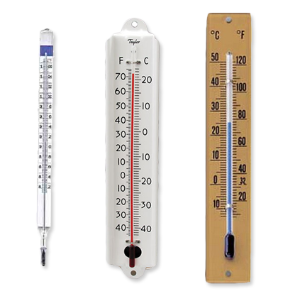 Thermomètres à galinstan et à alcool